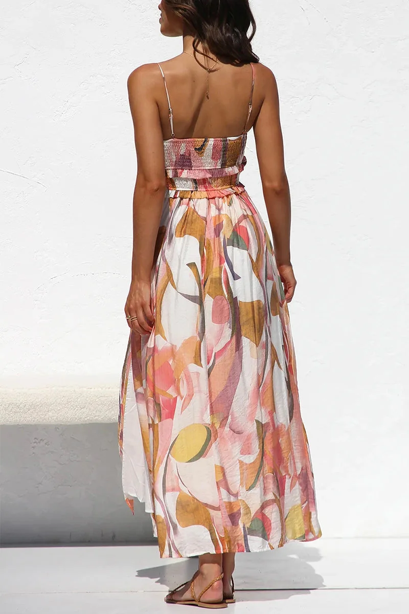 Olivia – Vestido Fluido con Escote Alto